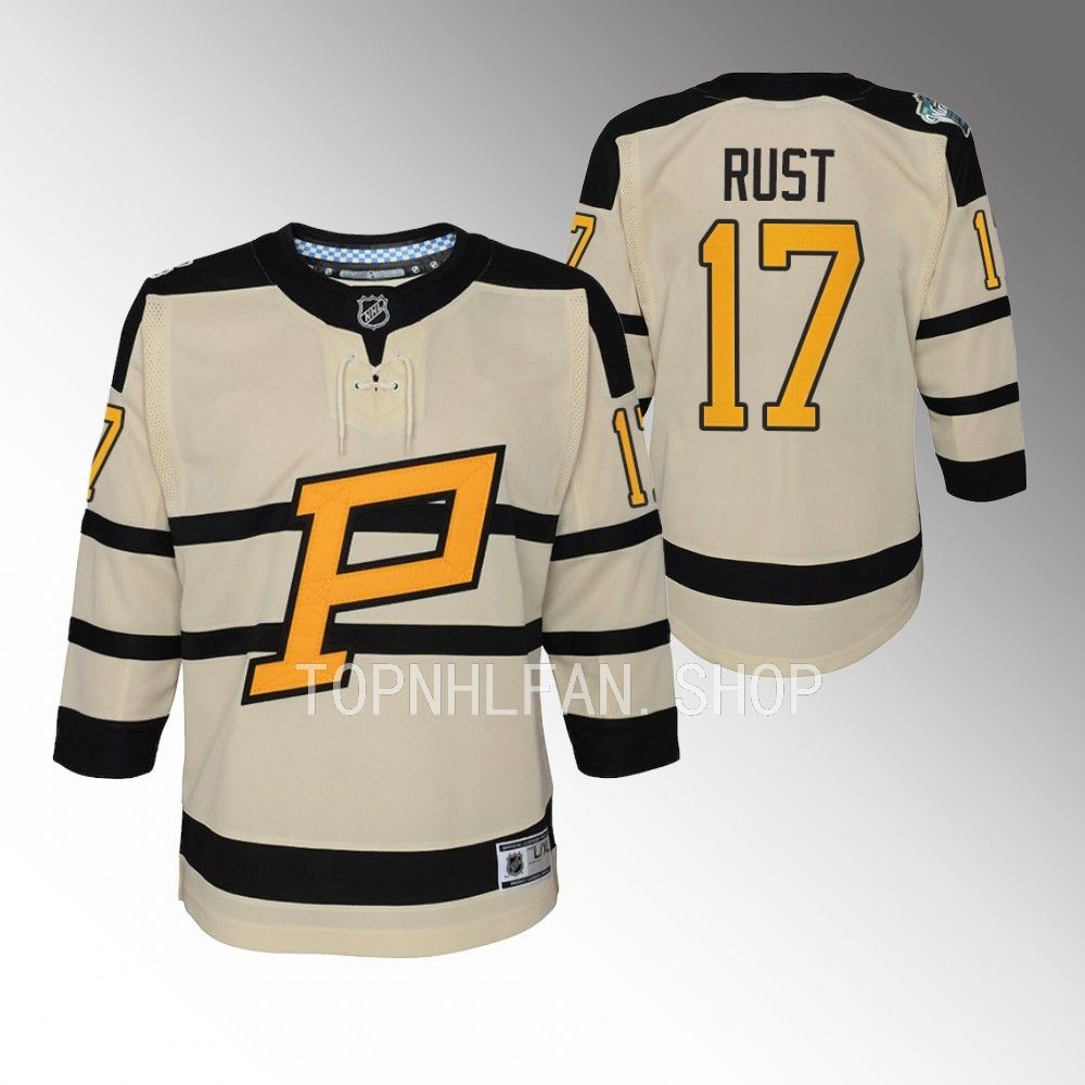 Youth Pittsburgh Penguins Bryan Rust 2023 Winter Classic Premier Jersey