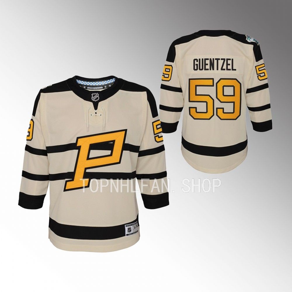 Youth Pittsburgh Penguins Jake Guentzel 2023 Winter Classic Premier Jersey