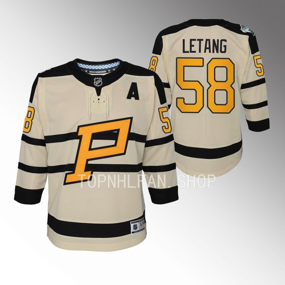 Youth Pittsburgh Penguins Kris Letang 2023 Winter Classic Premier Jersey