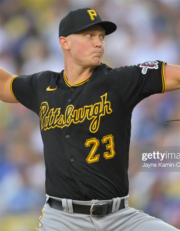 Youth Pittsburgh Pirates #23 Mitch Keller Black Alternate 2nd Pittsburgh Jersey