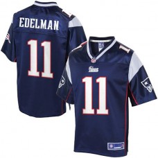 Youth Pro Line New England Patriots #11 Julian Edelman Navy Blue Jersey