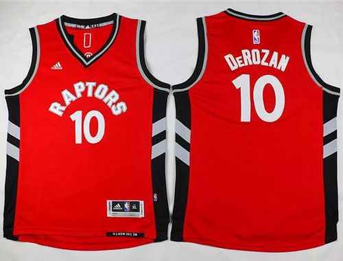 Youth Raptors #10 DeMar DeRozan Red Stitched NBA Jersey