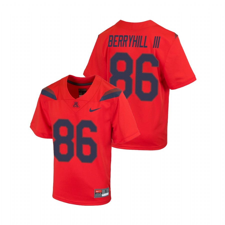 Youth Red Arizona Wildcats Stanley Berryhill III Replica Football Jersey