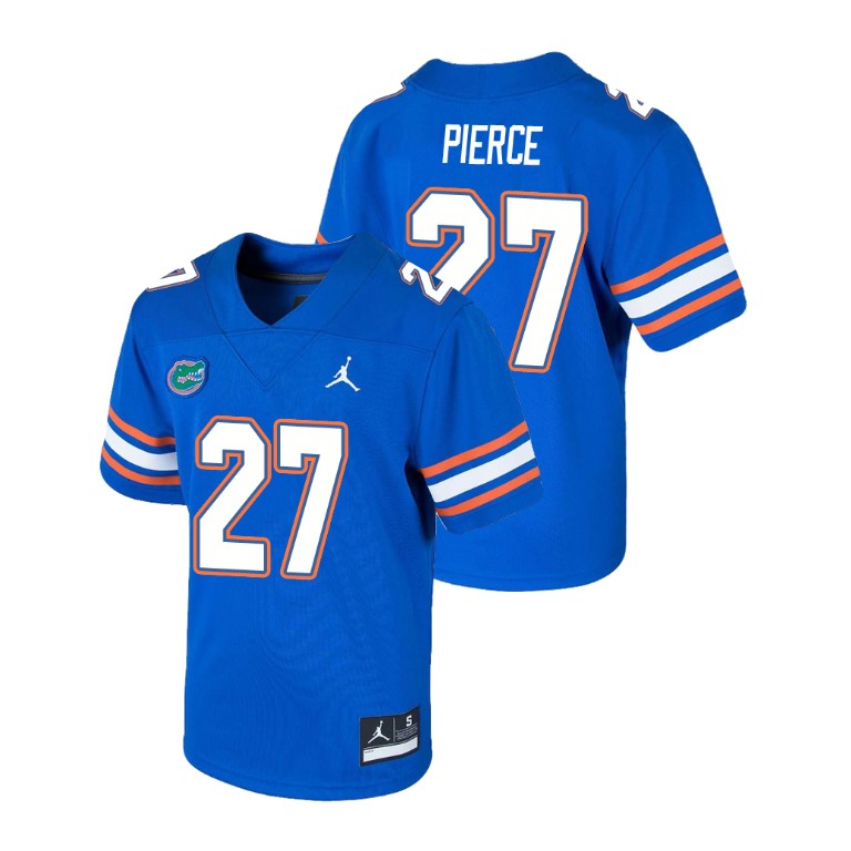 Youth Royal Jordan Brand Dameon Pierce Game Florida Gators College Football Jersey