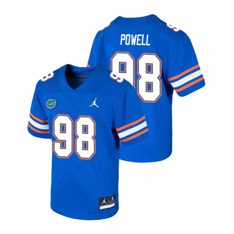 Youth Royal Jordan Brand Jorge Powell Game Florida Gators College Football Jersey