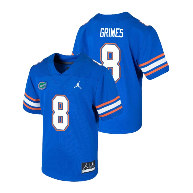 Youth Royal Jordan Brand Trevon Grimes Game Florida Gators College Football Jersey