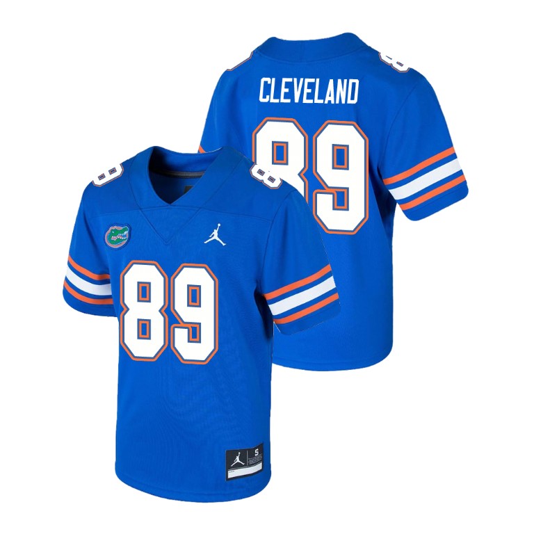 Youth Royal Jordan Brand Tyrie Cleveland Game Florida Gators College Football Jersey