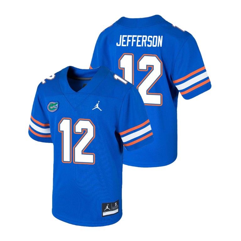Youth Royal Jordan Brand Van Jefferson Game Florida Gators College Football Jersey