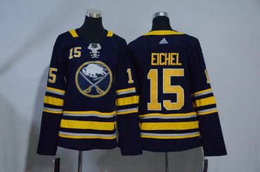 Youth Sabres 15 Jack Eichel Navy Youth Adidas Jersey
