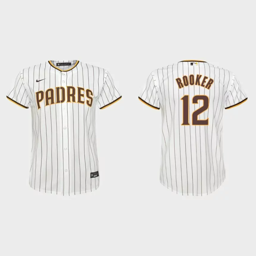 Youth San Diego Padres Brent Rooker White Replica Home Jersey