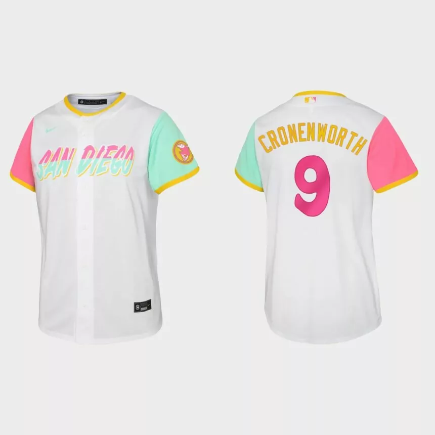 Youth San Diego Padres Jake Cronenworth White 2022 City Connect Replica Jersey
