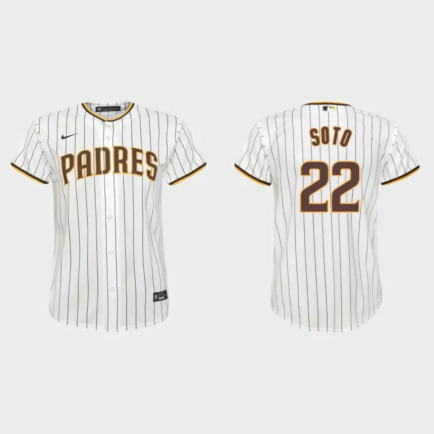 Youth San Diego Padres Juan Soto White Replica Home Jersey