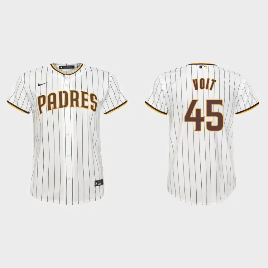 Youth San Diego Padres Luke Voit White Replica Home Jersey