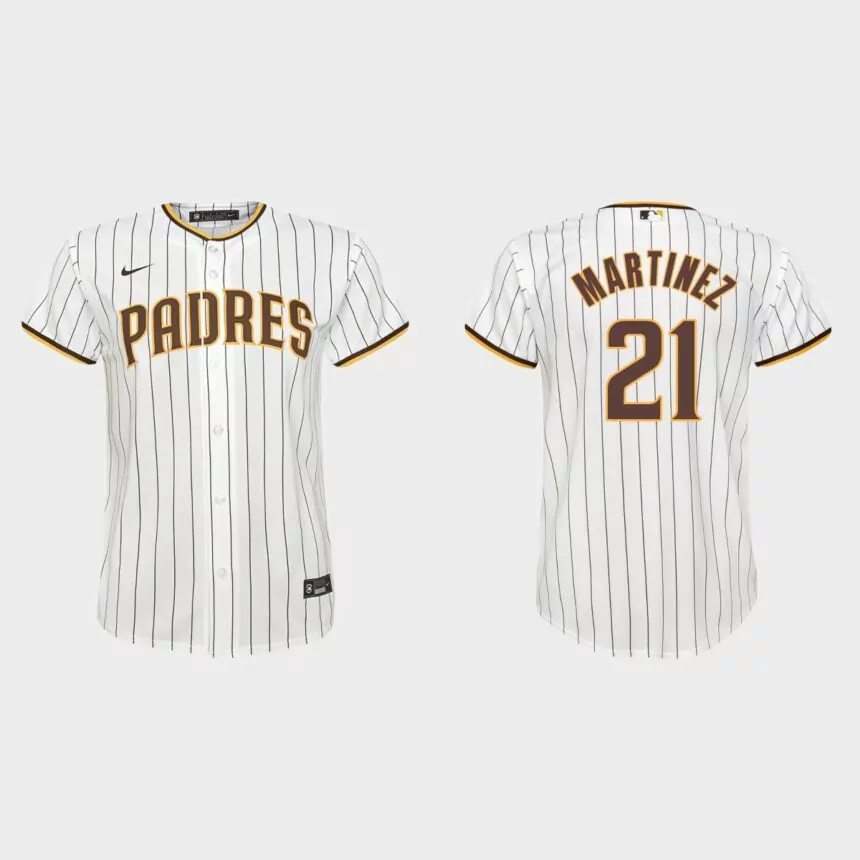 Youth San Diego Padres Nick Martinez White Replica Home Jersey