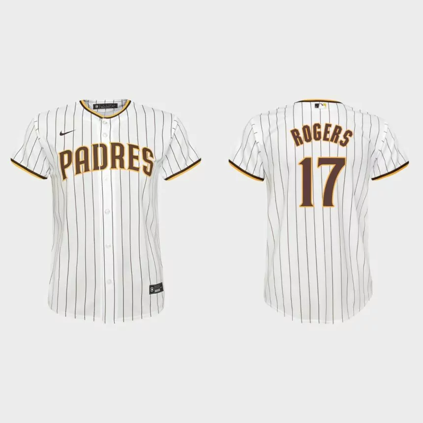 Youth San Diego Padres Taylor Rogers White Replica Home Jersey