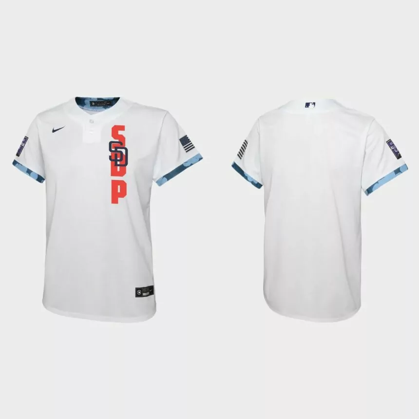 Youth San Diego Padres White 2021 MLB All-Star Game Jersey