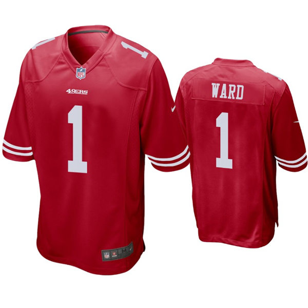 Youth San Francisco 49ers #1 Jimmie Ward Nike Scarlet Vapor Limited Jersey