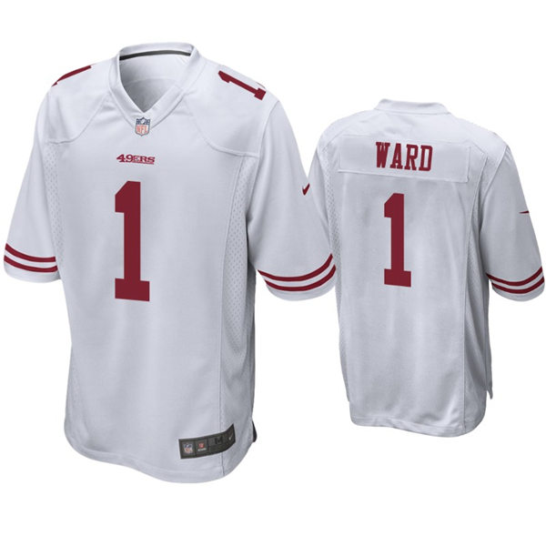 Youth San Francisco 49ers #1 Jimmie Ward Nike White Vapor Limited Jersey