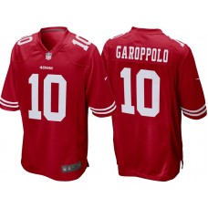 Youth San Francisco 49ers #10 Jimmy Garoppolo Scarlet Game Jersey