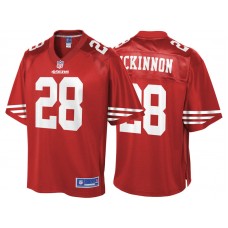 Youth San Francisco 49ers #28 Jerick McKinnon Scarlet Team Color Player Jersey