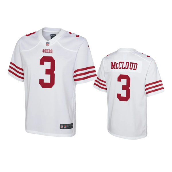 Youth San Francisco 49ers #3 Ray-Ray McCloud Nike White Limited Player Jersey