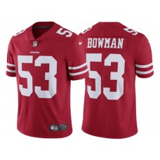Youth San Francisco 49ers #53 NaVorro Bowman Scarlet Vapor Untouchable Limited Jersey