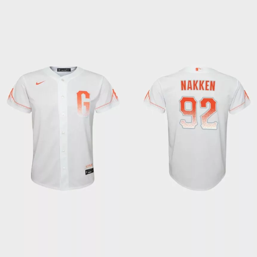 Youth San Francisco Giants Alyssa Nakken White City Connect Replica Jersey