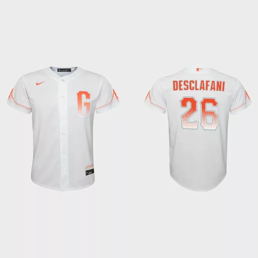 Youth San Francisco Giants Anthony DeSclafani White 2021 City Connect Replica Jersey