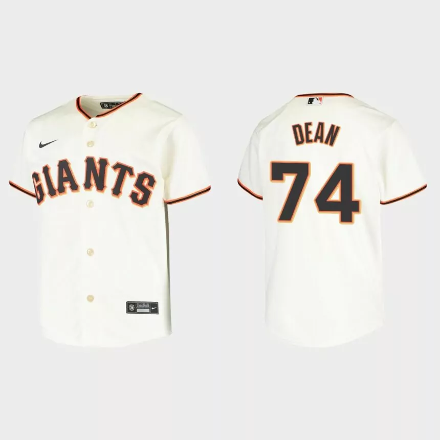 Youth San Francisco Giants Austin Dean Cream Replica Home Jersey