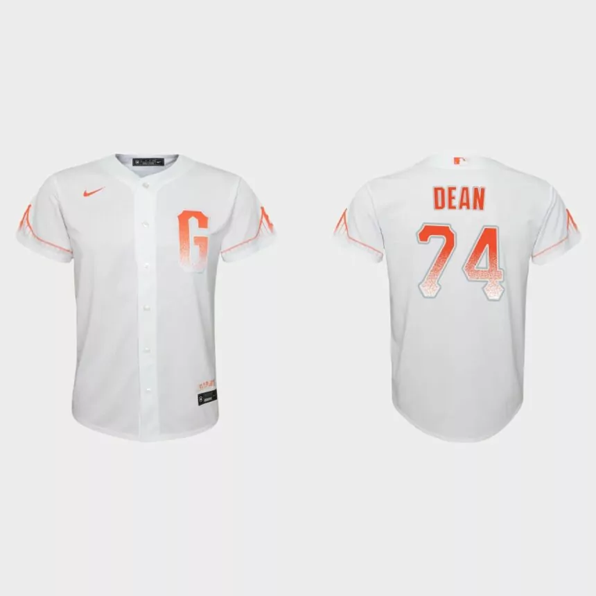 Youth San Francisco Giants Austin Dean White 2021 City Connect Replica Jersey