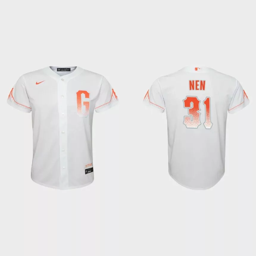 Youth San Francisco Giants Robb Nen White 2021 City Connect Replica Jersey