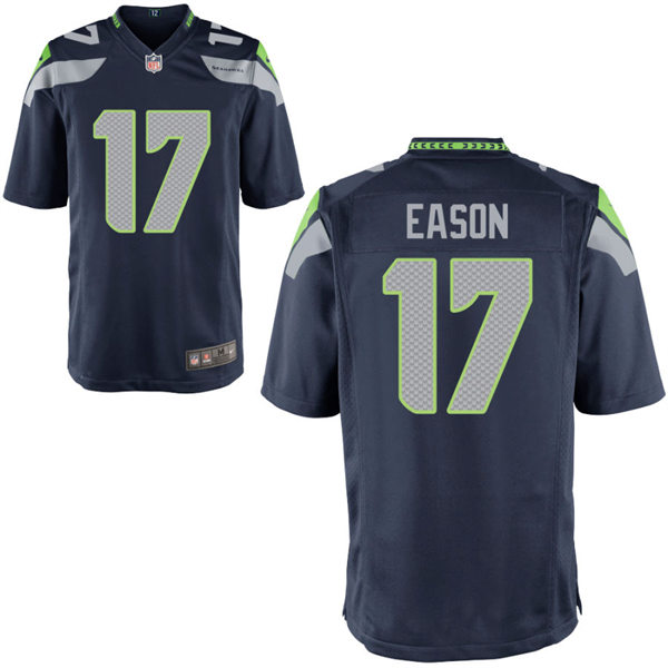 Youth Seattle Seahawks #17 Jacob Eason Nike Navy Team Color Limited Jersey
