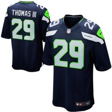 Youth Seattle Seahawks #29 Earl Thomas College Navy Team Color Game Jersey