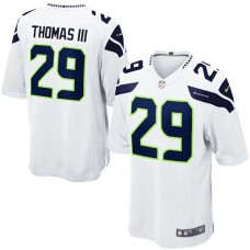 Youth Seattle Seahawks #29 Earl Thomas White Game Jersey