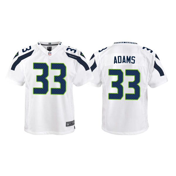 Youth Seattle Seahawks #33 Jamal Adams Nike White Vapor Limited Jersey