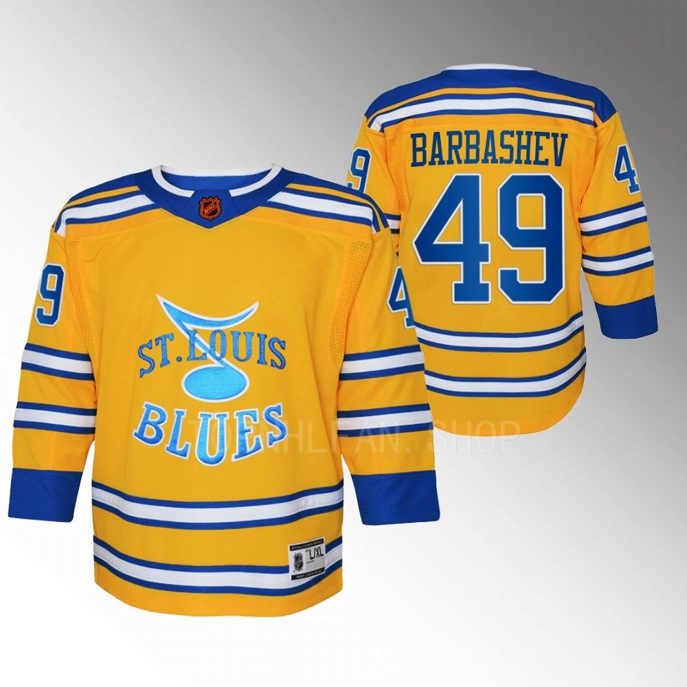 Youth St. Louis Blues Ivan Barbashev 2022 Special Edition 2.0 Replica Jersey