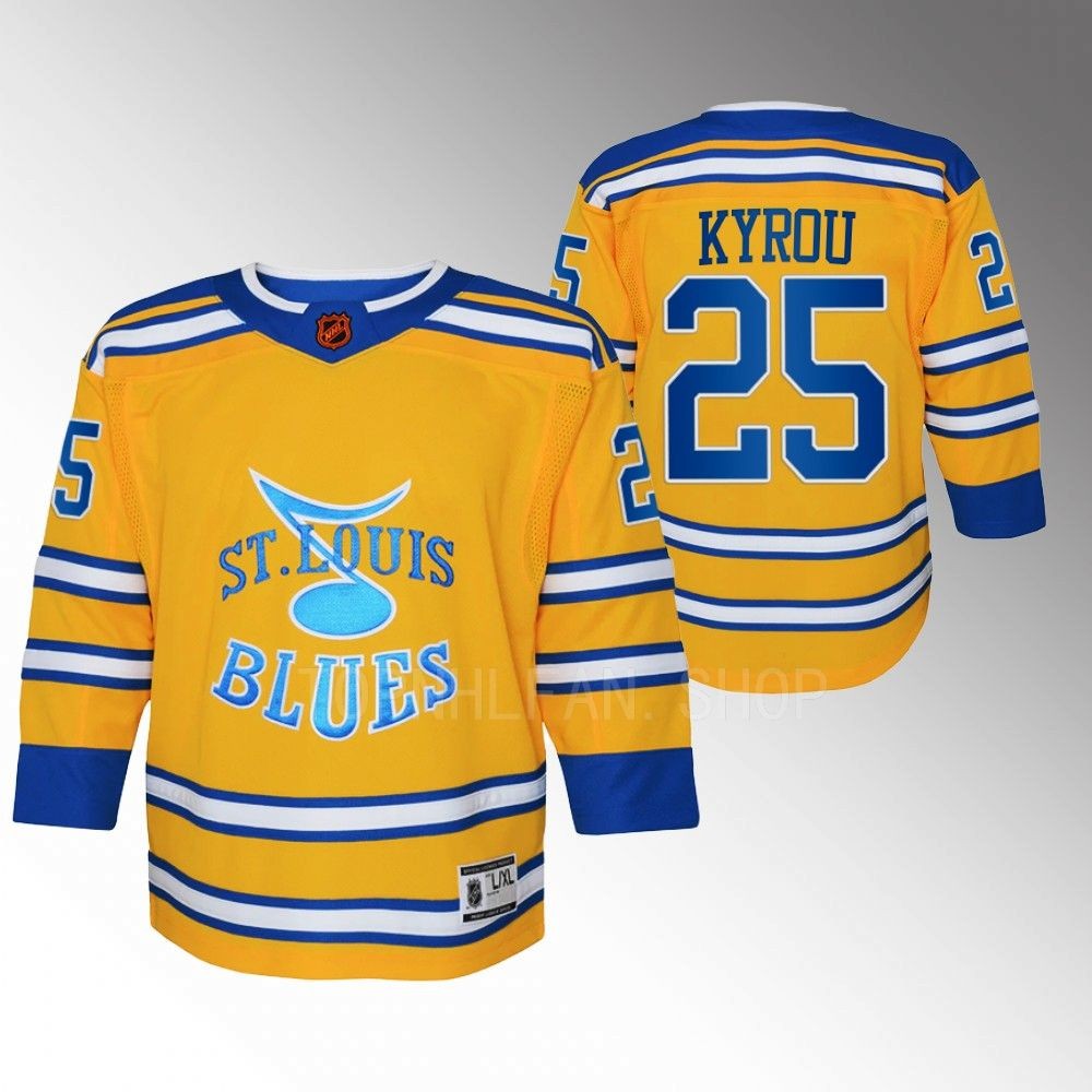 Youth St. Louis Blues Jordan Kyrou 2022 Special Edition 2.0 Replica Jersey