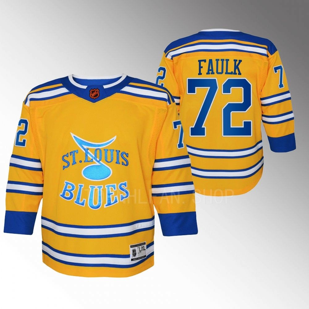 Youth St. Louis Blues Justin Faulk 2022 Special Edition 2.0 Replica Jersey