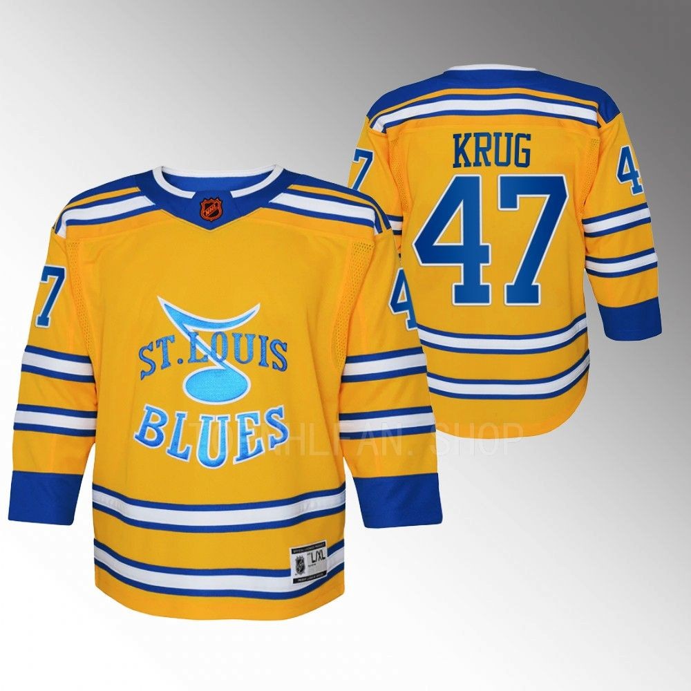 Youth St. Louis Blues Torey Krug 2022 Special Edition 2.0 Replica Jersey