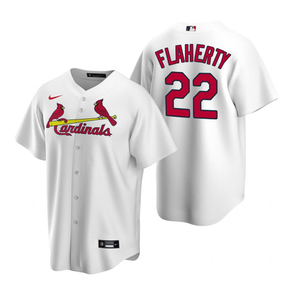 Youth St. Louis Cardinals #22 Jack Flaherty Nike White Home CoolBase Jersey