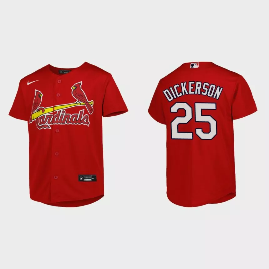 Youth St. Louis Cardinals Corey Dickerson Red Replica Jersey