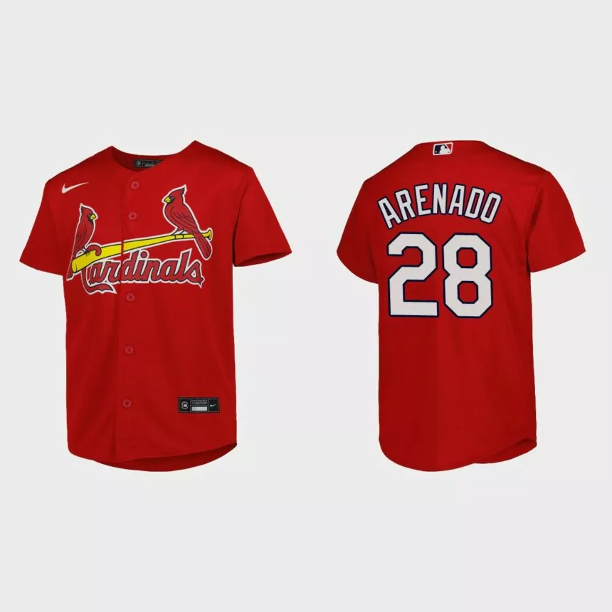 Youth St. Louis Cardinals Nolan Arenado Red Replica Jersey