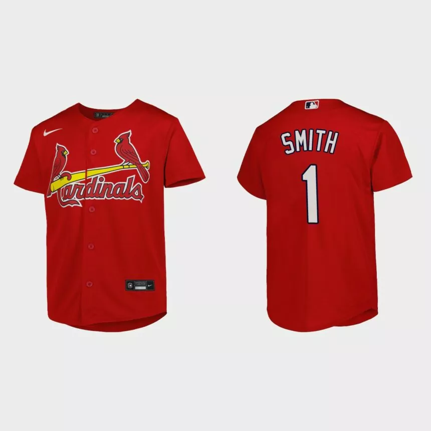 Youth St. Louis Cardinals Ozzie Smith Red Replica Jersey