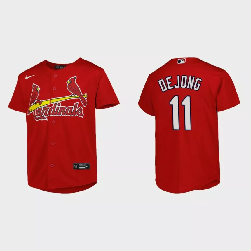 Youth St. Louis Cardinals Paul DeJong Red Replica Jersey
