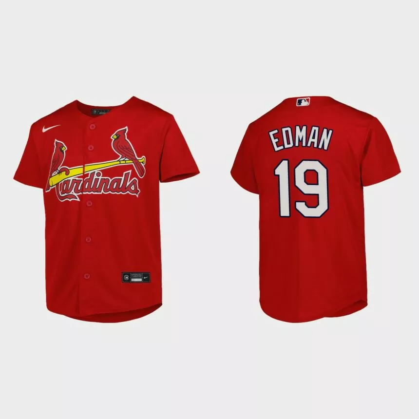 Youth St. Louis Cardinals Tommy Edman Red Replica Jersey