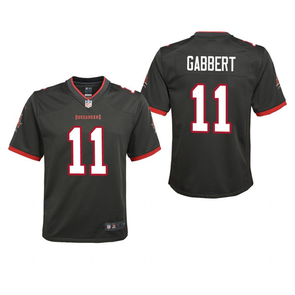 Youth Tampa Bay Buccaneers #11 Blaine Gabbert Nike Pewter Alternate Limited Jersey