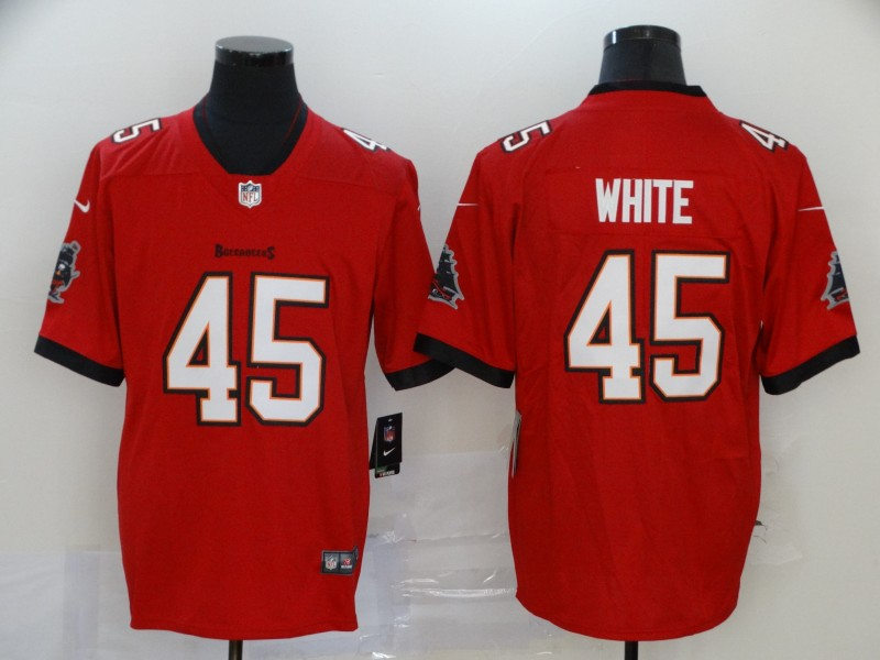 Youth Tampa Bay Buccaneers #45 Devin White Nike Red Game Jersey