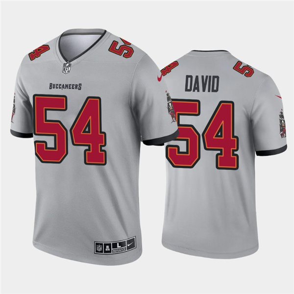 Youth Tampa Bay Buccaneers #54 Lavonte David Nike Grey Inverted Legend Jersey