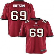 Youth Tampa Bay Buccaneers #69 Demar Dotson Team Color Game Jersey