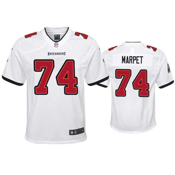 Youth Tampa Bay Buccaneers #74 Ali Marpet Nike White Limited Jersey